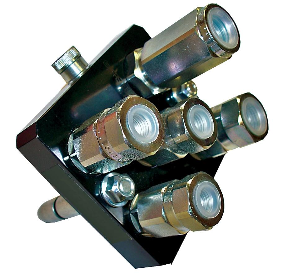 Hydraulic Coupler Block Harvester Side Suits Case IH and New Holland